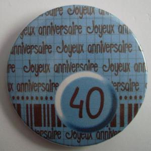 Anniversaire 1 (personnalisable-38mm)