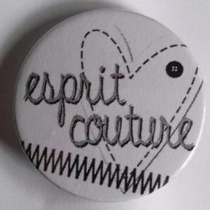 Esprit couture + coeur (n&b-38mm)